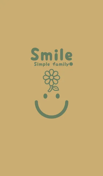 [LINE着せ替え] スマイル＆フラワー バフの画像1