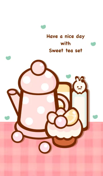 [LINE着せ替え] Happy sweet tea 18の画像1