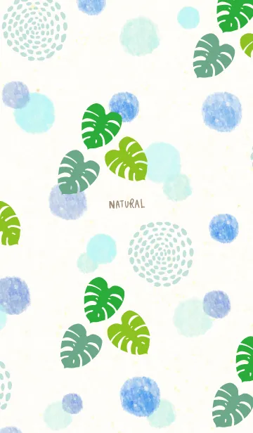 [LINE着せ替え] 夏 水彩丸29の画像1