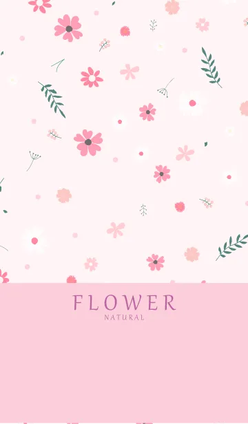 [LINE着せ替え] FLOWER PINK -NATURAL-4の画像1