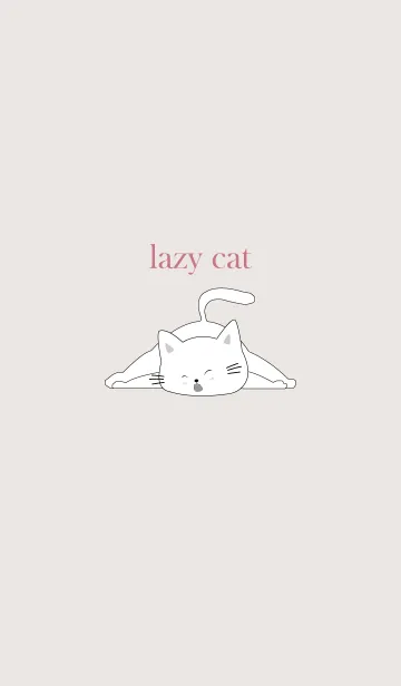 [LINE着せ替え] lazy cat..21の画像1