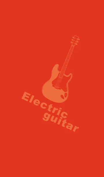 [LINE着せ替え] ELECTRIC GUITAR CLR スカーレッドの画像1