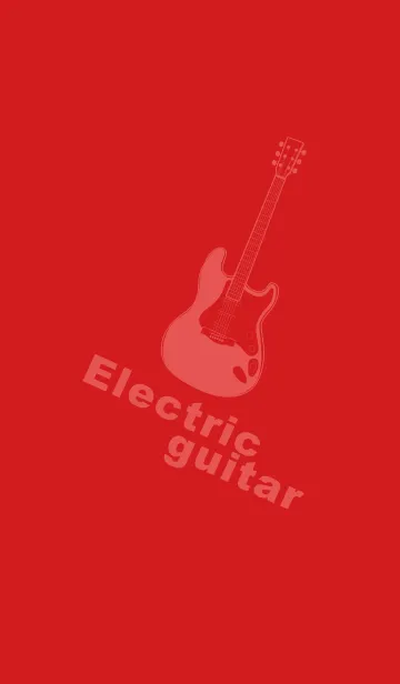 [LINE着せ替え] ELECTRIC GUITAR CLR ルージュの画像1