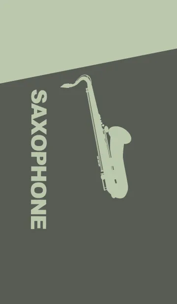 [LINE着せ替え] Saxophone CLR うぐいす色の画像1