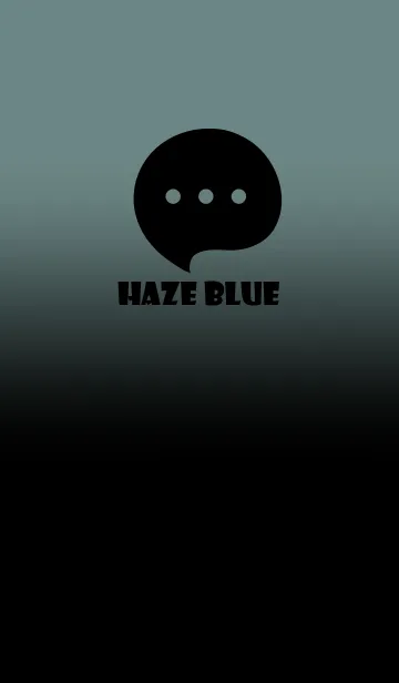 [LINE着せ替え] Black & Haze Blue Theme V4 (JP)の画像1
