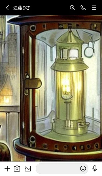 [LINE着せ替え] 猫紳士街_#FB113。の画像2