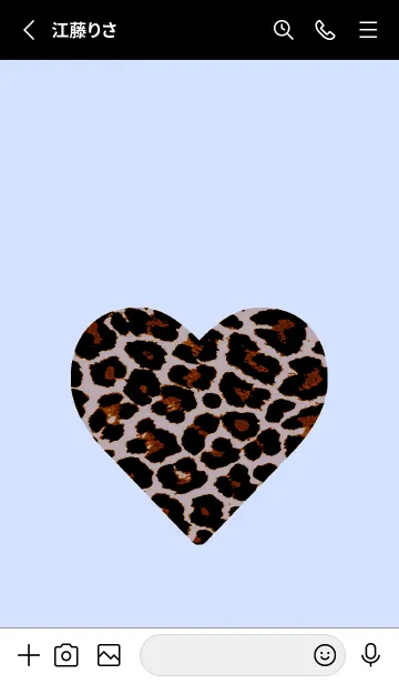 [LINE着せ替え] レオパード ハート 140の画像2
