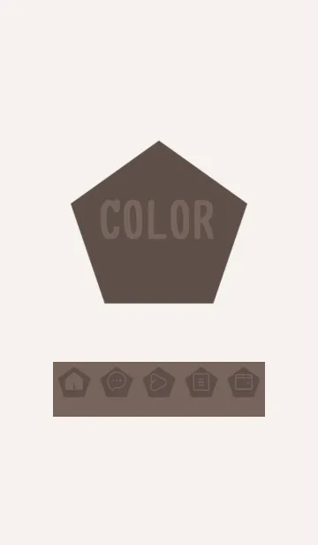 [LINE着せ替え] beige color I26の画像1