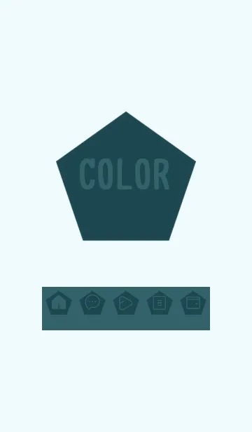 [LINE着せ替え] blue color I28の画像1