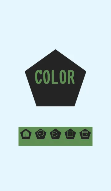 [LINE着せ替え] blue color I29の画像1