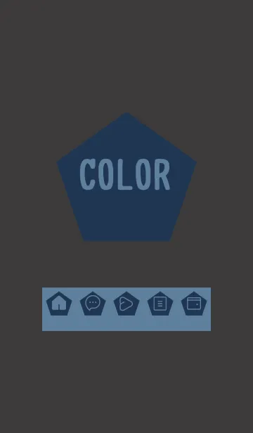 [LINE着せ替え] blue color I30の画像1