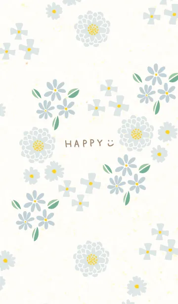 [LINE着せ替え] かわいいカラフルな花たち24の画像1