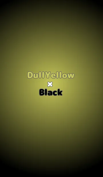 [LINE着せ替え] くすみイエロー●ブラック.TKCの画像1