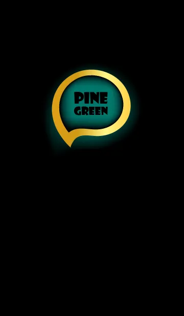 [LINE着せ替え] Pine Green Gold Black Theme (JP)の画像1