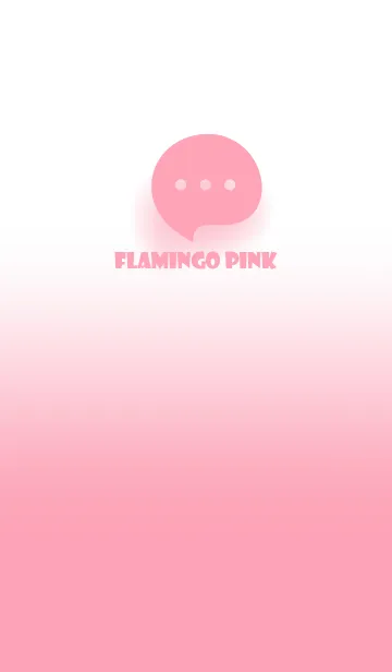 [LINE着せ替え] Flamingo Pink & White Theme V.4 (JP)の画像1