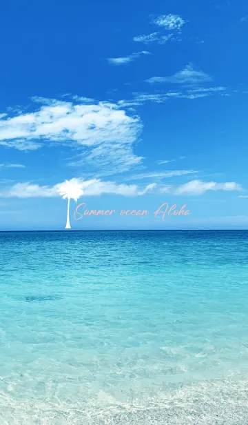 [LINE着せ替え] Summer ocean Aloha.18の画像1