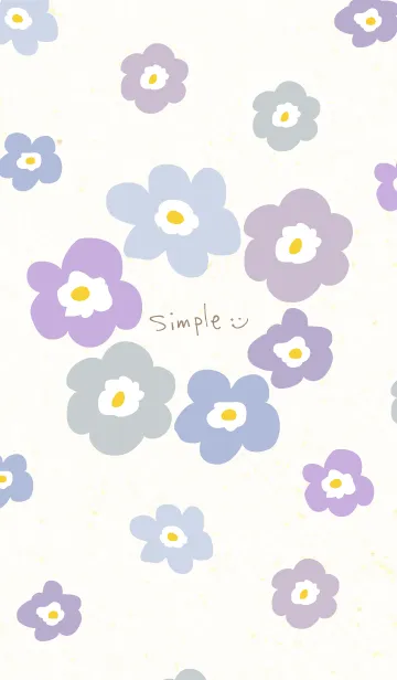 [LINE着せ替え] 6色の花輪23の画像1