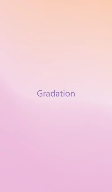 [LINE着せ替え] gradation ORANGE&PINK 93の画像1