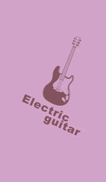 [LINE着せ替え] ELECTRIC GUITAR CLR 薄紅藤の画像1