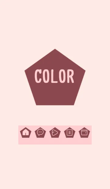 [LINE着せ替え] pink color I27の画像1