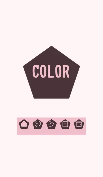 [LINE着せ替え] pink color I30の画像1