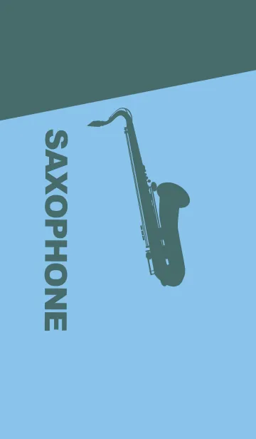 [LINE着せ替え] Saxophone CLR 勿忘草色の画像1