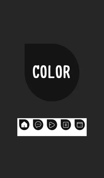 [LINE着せ替え] bw color J27の画像1