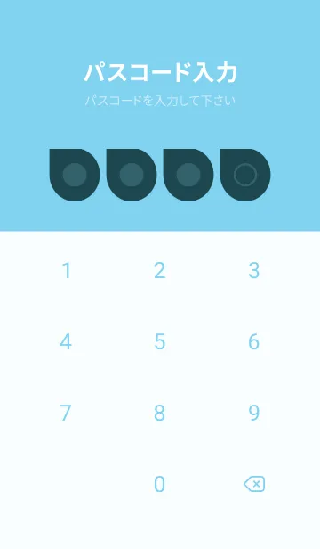 [LINE着せ替え] blue color J28の画像4