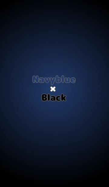 [LINE着せ替え] 紺色●ブラック.TKCの画像1