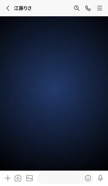 [LINE着せ替え] 紺色●ブラック.TKCの画像2