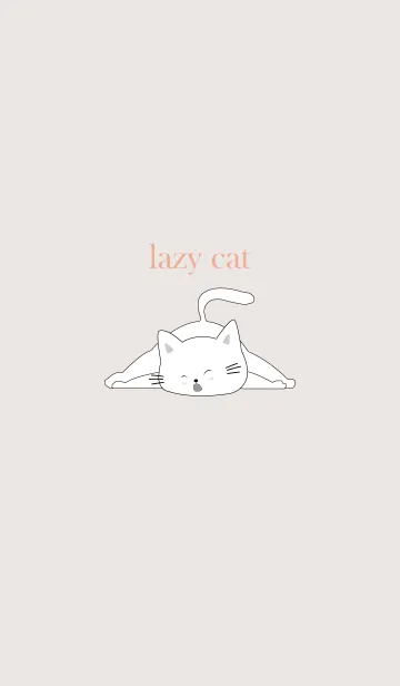 [LINE着せ替え] lazy cat..23の画像1