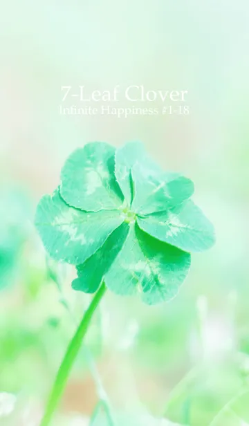 [LINE着せ替え] 七つ葉のクローバー 無限の幸福 #1-18の画像1