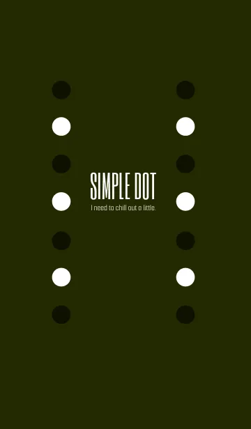 [LINE着せ替え] シンプルドット -8の画像1