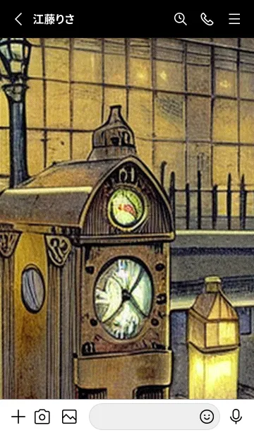 [LINE着せ替え] 猫紳士街_#FC117。の画像2