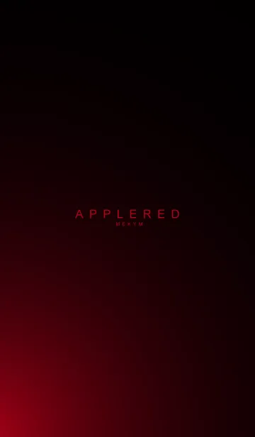 [LINE着せ替え] APPLEREDLIGHT -MEKYM-の画像1