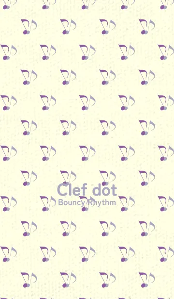 [LINE着せ替え] Clef dot モーブの画像1