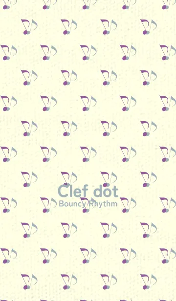 [LINE着せ替え] Clef dot カンパヌラパープルの画像1
