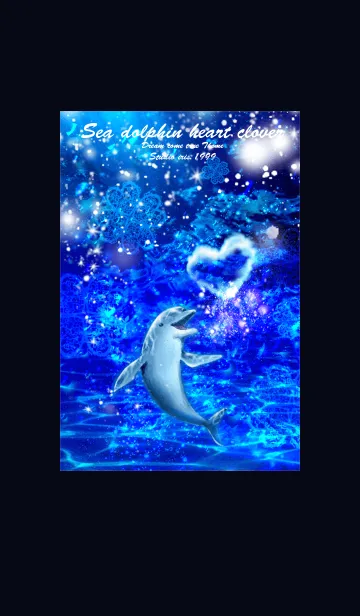 [LINE着せ替え] 幸運を引き寄せるイルカ✨の画像1