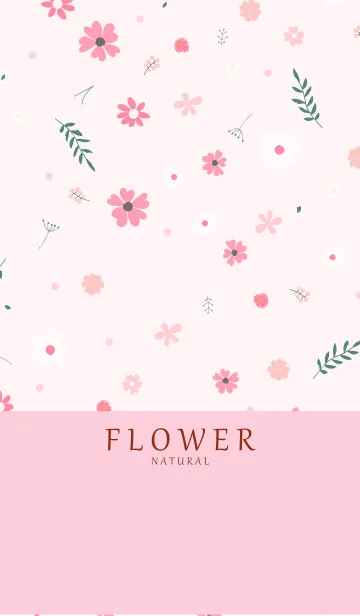 [LINE着せ替え] FLOWER PINK -NATURAL-7の画像1