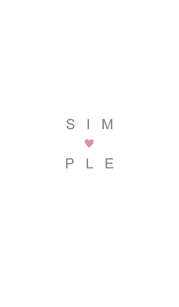 [LINE着せ替え] SIMPLE HEART 83の画像1