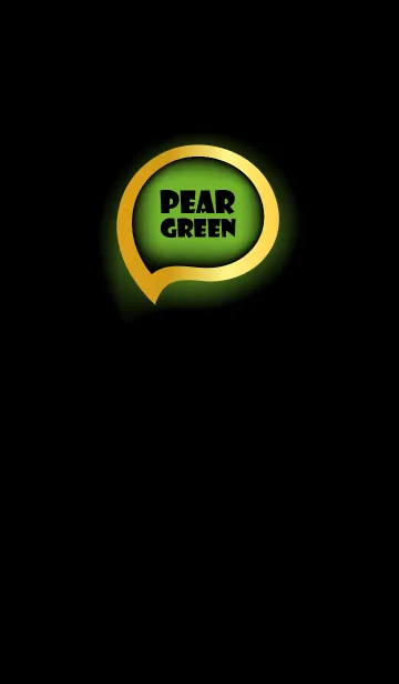 [LINE着せ替え] Pear Green Gold Black Theme (JP)の画像1
