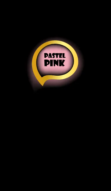 [LINE着せ替え] Pastel Pink Gold Black Theme (JP)の画像1