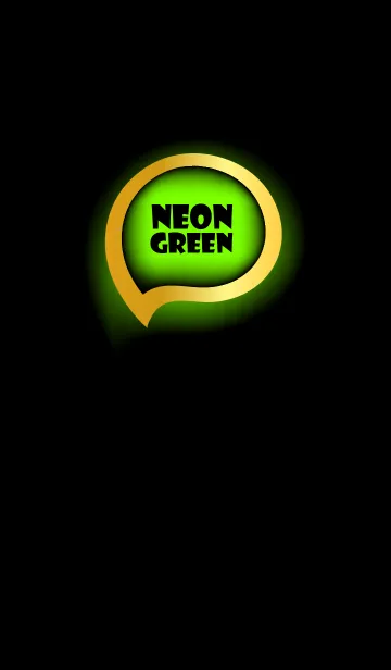 [LINE着せ替え] Neon Green Gold Black Theme (JP)の画像1