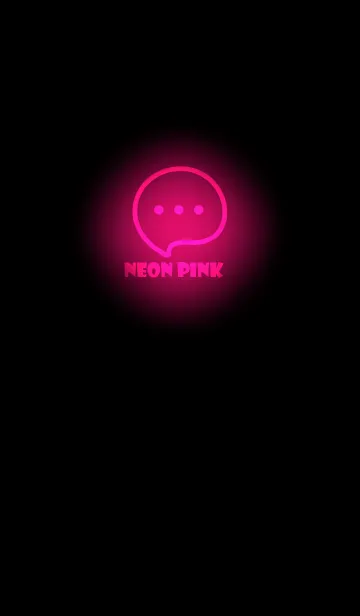 [LINE着せ替え] Neon Pink Neon Theme V4 (JP)の画像1