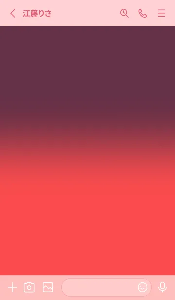 [LINE着せ替え] Grape Purple & strawberry Pink V5 (JP)の画像2