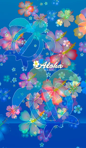 [LINE着せ替え] 幸運のホヌ♫ALOHA+316の画像1