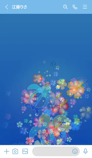 [LINE着せ替え] 幸運のホヌ♫ALOHA+316の画像2