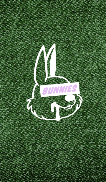 [LINE着せ替え] カラー デニム バニー 35の画像1