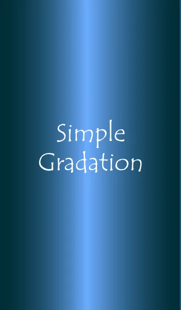 [LINE着せ替え] Simple Gradation -GlossyBlue 23-の画像1