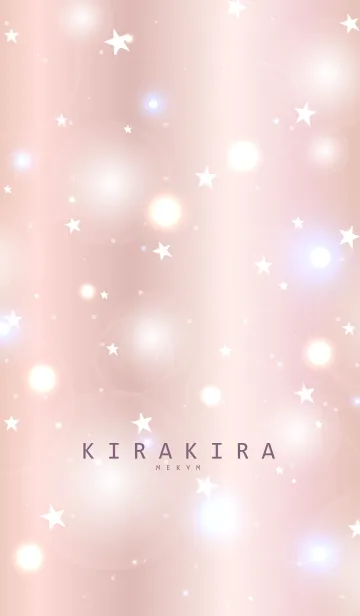 [LINE着せ替え] KIRAKIRA STAR - PINK GOLD 16の画像1